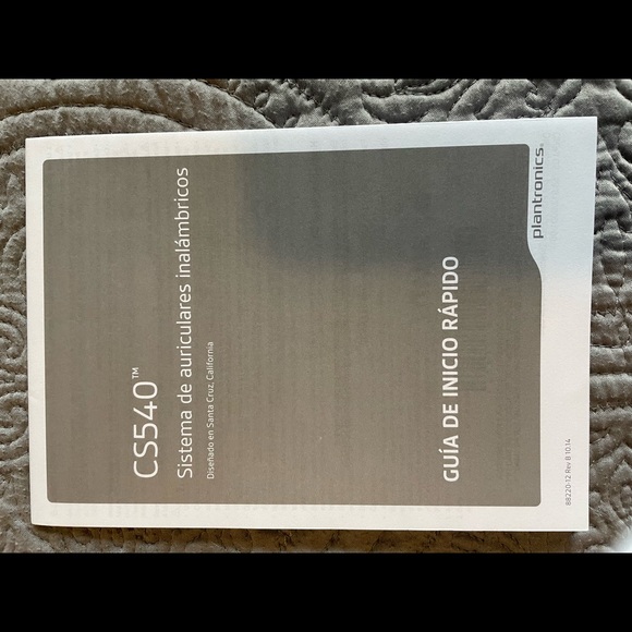 Plantronics Wireless Headset System CS540 NIB - Picture 2 of 12